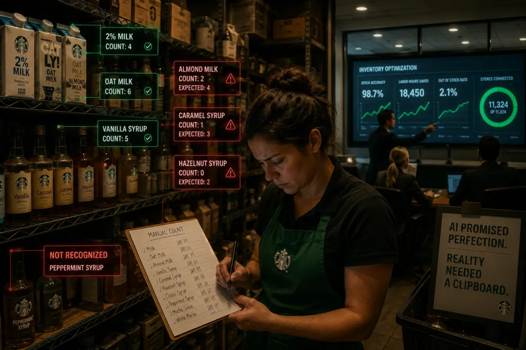 Starbucks AI Inventory System Failure